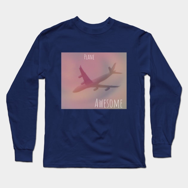 Plane Awesome Long Sleeve T-Shirt by TheRambler